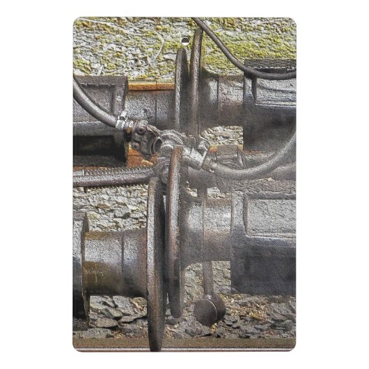 MINI PORTE-BLOC TRAINS À VAPEUR (Dos)