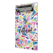 Mini Porte-bloc triangles géométriques motif "être différent" (Angle2)