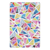 Mini Porte-bloc triangles géométriques motif "être différent" (Dos)