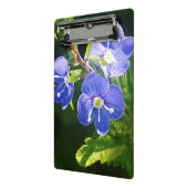 Mini Porte-bloc Trois fleurs bleues (Angle2)