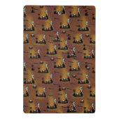 Mini Porte-bloc Trucs gothiques ou traiter spiderweb répétition (Dos)