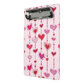 Mini Porte-bloc Tuiles de coeur (Angle2)