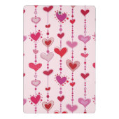 Mini Porte-bloc Tuiles de coeur (Dos)