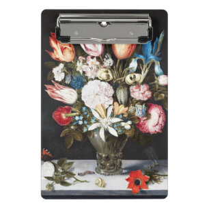 Mini Porte-bloc Tulipes et Roses Hollandaises Antiques de Bosschae