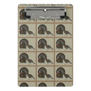 Mini Porte-bloc Turkeys Standard Bronze Portrait