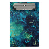 Mini Porte-bloc Turquoise et Yellow (Devant)