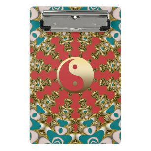 Mini Porte-bloc Turquoise Sunshine Gold Yin Yang