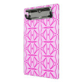 Mini Porte-bloc Two Toned Pink Pattern Mini Clipboard (Angle2)