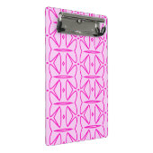 Mini Porte-bloc Two Toned Pink Pattern Mini Clipboard (Incliné)