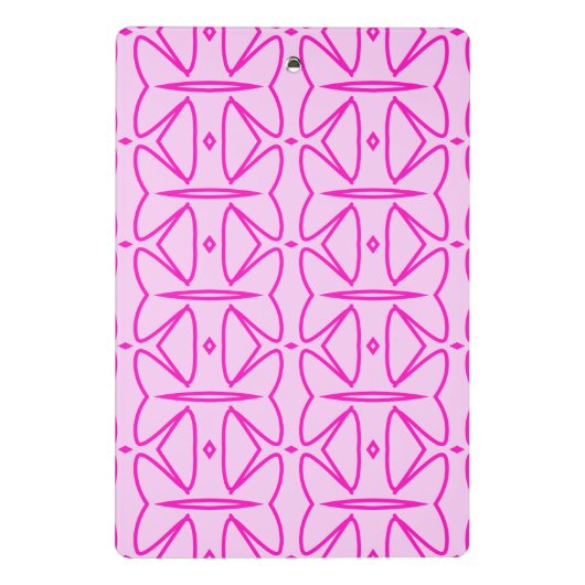 Mini Porte-bloc Two Toned Pink Pattern Mini Clipboard (Dos)