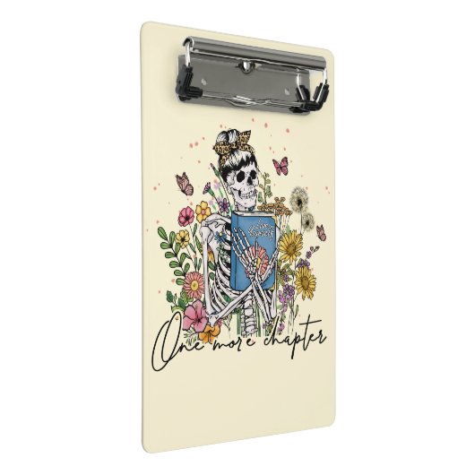 Mini Porte-bloc Un autre chapitre Squelette floral (Incliné)