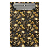 Mini Porte-bloc Un crâne et une série Rose 8 (Devant)