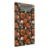 Mini Porte-bloc Un crâne et une série Rose 9 (Incliné)