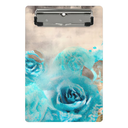 Mini Porte-bloc Un Shabby Bleu Chic Ephemera Design Series 7 (Devant)