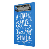 Mini Porte-bloc Un sourire sain est un beau sourire (Angle2)