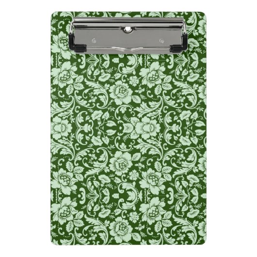 Mini Porte-bloc Une damassé florale antique (Devant)
