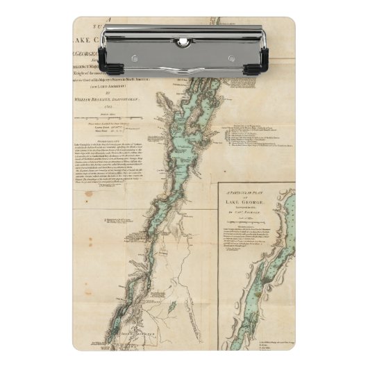 Mini Porte-bloc Une enquête de lac Champlain (Devant)