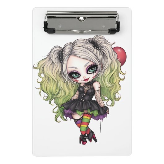 Mini Porte-bloc Une mignonne fille Halloween collection de design  (Devant)