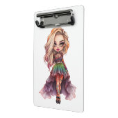 Mini Porte-bloc Une mignonne fille Halloween collection de design (Angle2)
