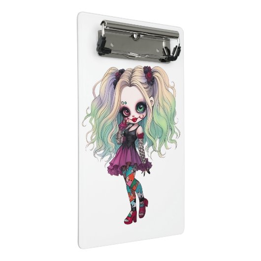 Mini Porte-bloc Une mignonne fille Halloween collection de design  (Incliné)