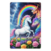 Mini Porte-bloc Unicorne arc-en-ciel une (Dos)