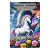 Mini Porte-bloc Unicorne arc-en-ciel une (Devant)