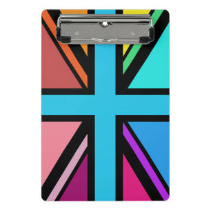 Mini Porte-bloc Union Jack/Drapeau Multicolore+Noir