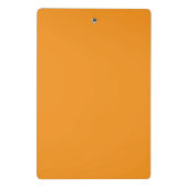 Mini Porte-bloc Unique Classique Simple Orange & Blanc (Dos)
