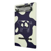 Mini Porte-bloc Vache noire et blanche (Angle2)