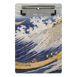 Mini Porte-bloc Vagues océaniques Hokusai Bateaux en mer