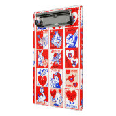 Mini Porte-bloc Valentine Retro Love Hugs Motif (Angle2)