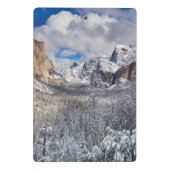 Mini Porte-bloc Vallée de Yosemite dans la neige (Dos)