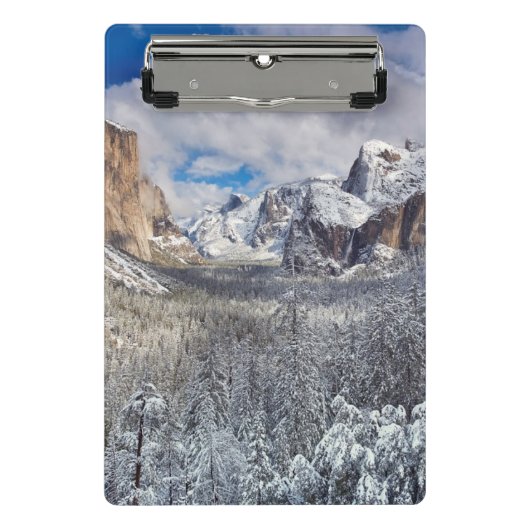 Mini Porte-bloc Vallée de Yosemite dans la neige (Devant)
