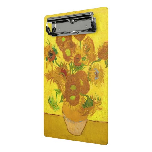 Mini Porte-bloc Van Gogh Quinze Tournesols Dans Un Vase Art (Angle2)