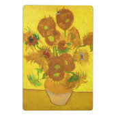Mini Porte-bloc Van Gogh Quinze Tournesols Dans Un Vase Art (Dos)
