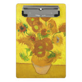 Mini Porte-bloc Van Gogh Quinze Tournesols Dans Un Vase Art (Devant)