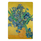 Mini Porte-bloc Vase de Van Gogh avec Iris Classic Impressionnisme (Dos)