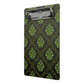 Mini Porte-bloc Vert floral de papier peint (Angle2)