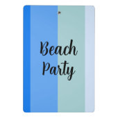 Mini Porte-bloc Vibes De Plage, Bleues (Dos)