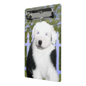 Mini Porte-bloc Vieux anglais Sheepdog Puppy Peinture - Chien Art (Angle2)