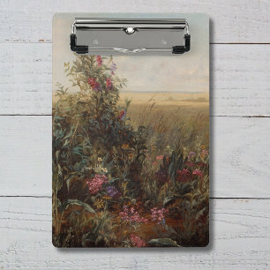 Mini Porte-bloc Vintage prairie colorée avec design Fleur sauvage