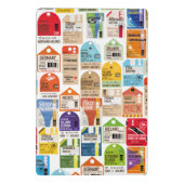 Mini Porte-bloc Vintage travel tickets. (Dos)