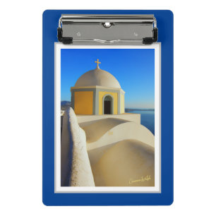 Mini Porte-bloc Visions de la Grèce : porte - bloc "Santorin Sunsh