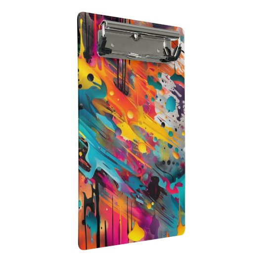 Mini Porte-bloc Vivid Chaos Splash Graffiti (Incliné)