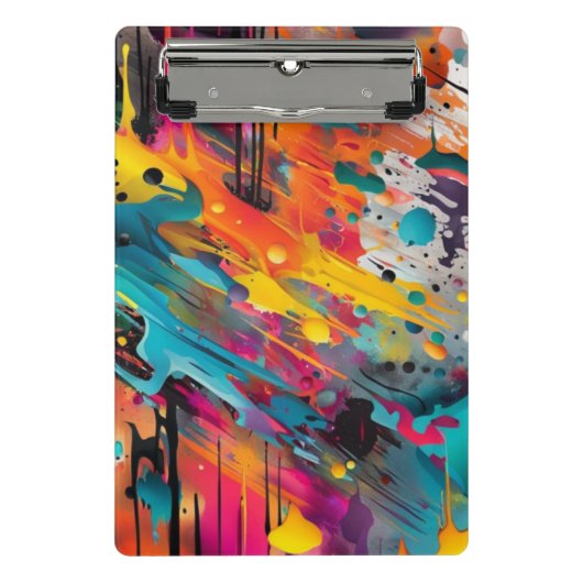 Mini Porte-bloc Vivid Chaos Splash Graffiti (Devant)