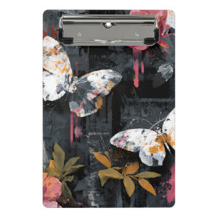 Mini Porte-bloc Vol de papillon abstrait vibrant (3)