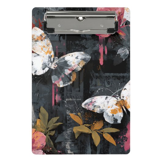 Mini Porte-bloc Vol de papillon abstrait vibrant (3) (Devant)