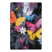 Mini Porte-bloc Vol de papillon abstrait vibrant (5) (Dos)