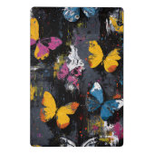 Mini Porte-bloc Vol de Papillon Abstrait Vibrant (8) (Dos)