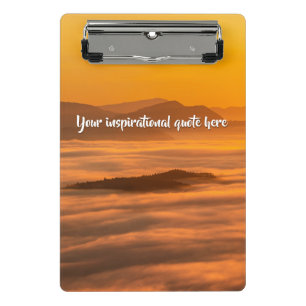 Mini Porte-bloc Votre soleil de texte personnalisé au-dessus du pa